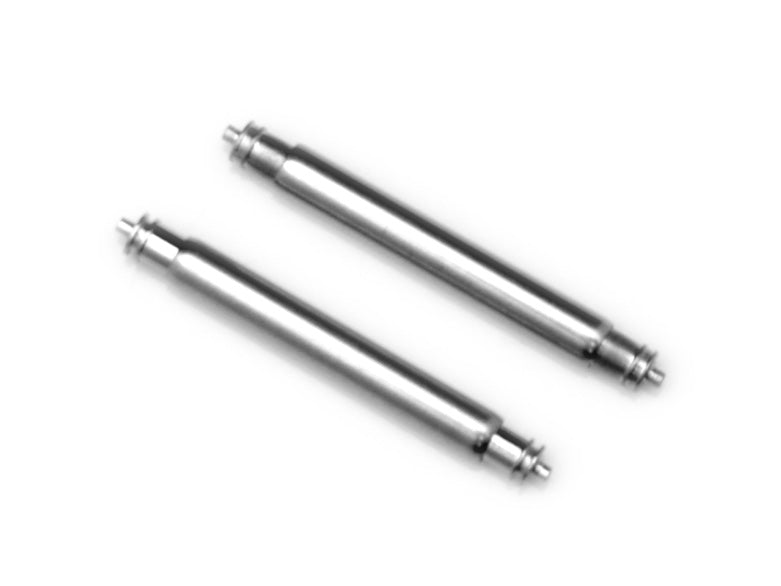 3 pairs Heavy Duty Double Shoulder Spring Bar Dia. 2.5mm (SEI Generic Spring Bars), 1.1mm Tip Diameter