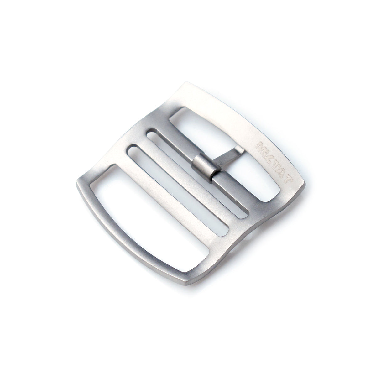 20mm, 22mm Solid 316L Stainless Steel Ladder Lock Slider tang buckle, Sandblasted