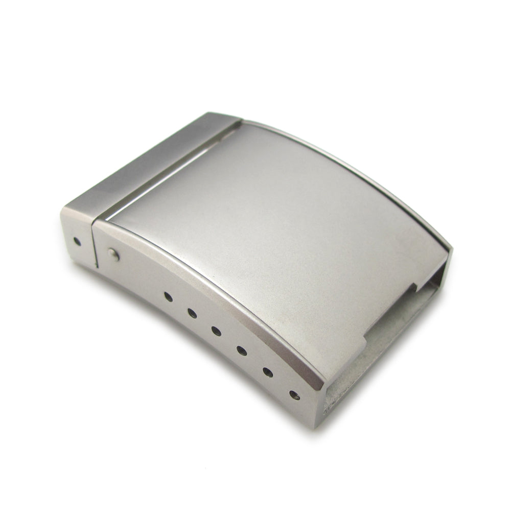 20mm, 22mm or 24mm Sandblasted Solid OME Style Watch Band Clasp (The Seat Belt Lock spring latch)