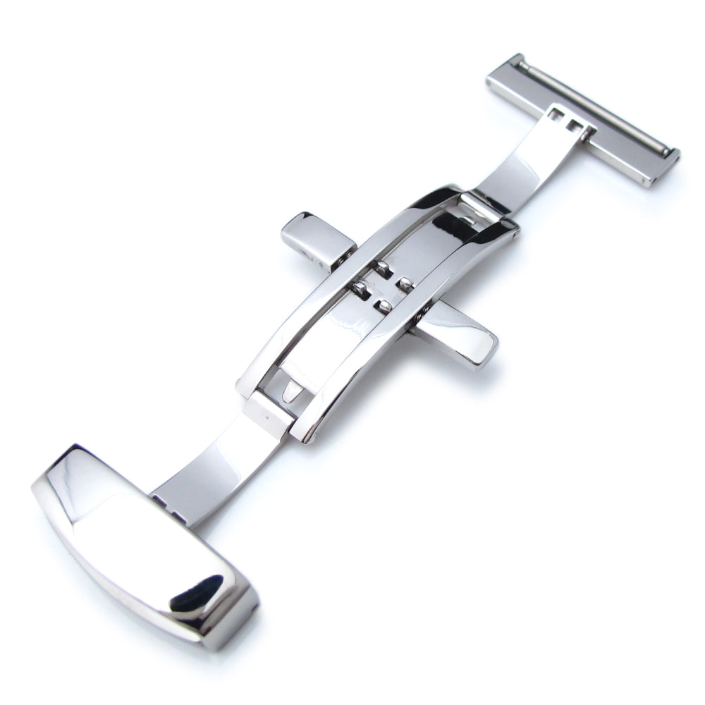 22mm, 24mm Stainless Steel Double Deployment Buckle / Clasp