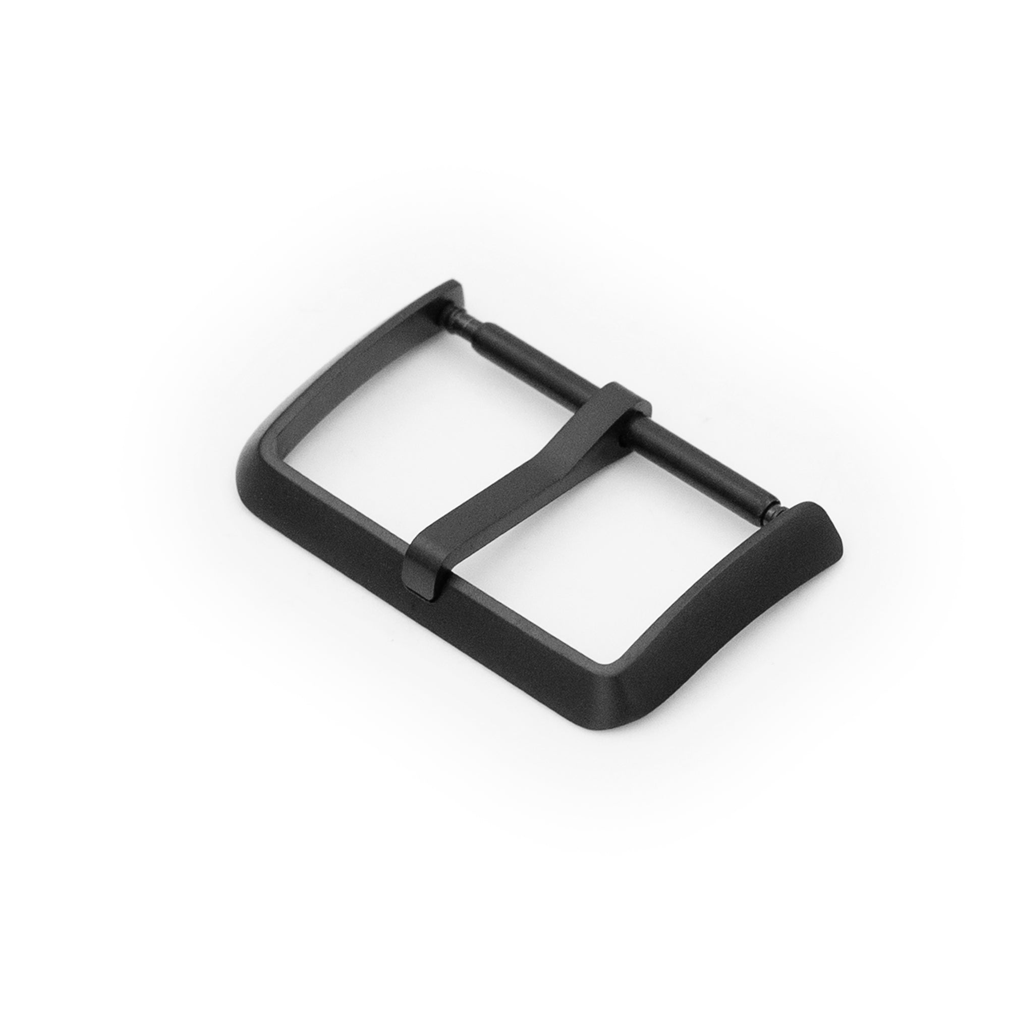 16mm, 18mm, 20mm to 23mm #57 Classic 2mm Tongue Buckle, leather watch band buckle, PVD Black Finish