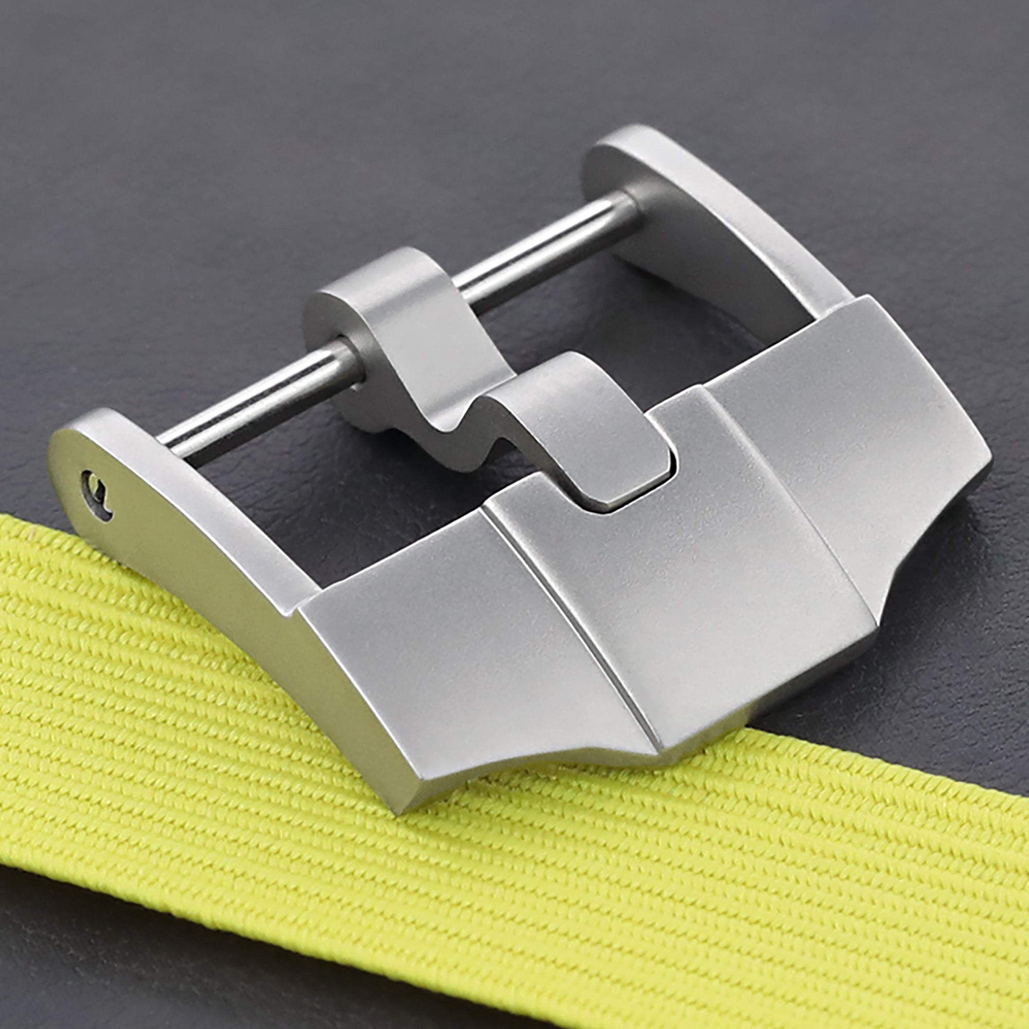 24mm High Quality 316L Stainless Steel Screw-in 6mm Tongue Sandblasted Buckle, designed for Audemars Piguet
