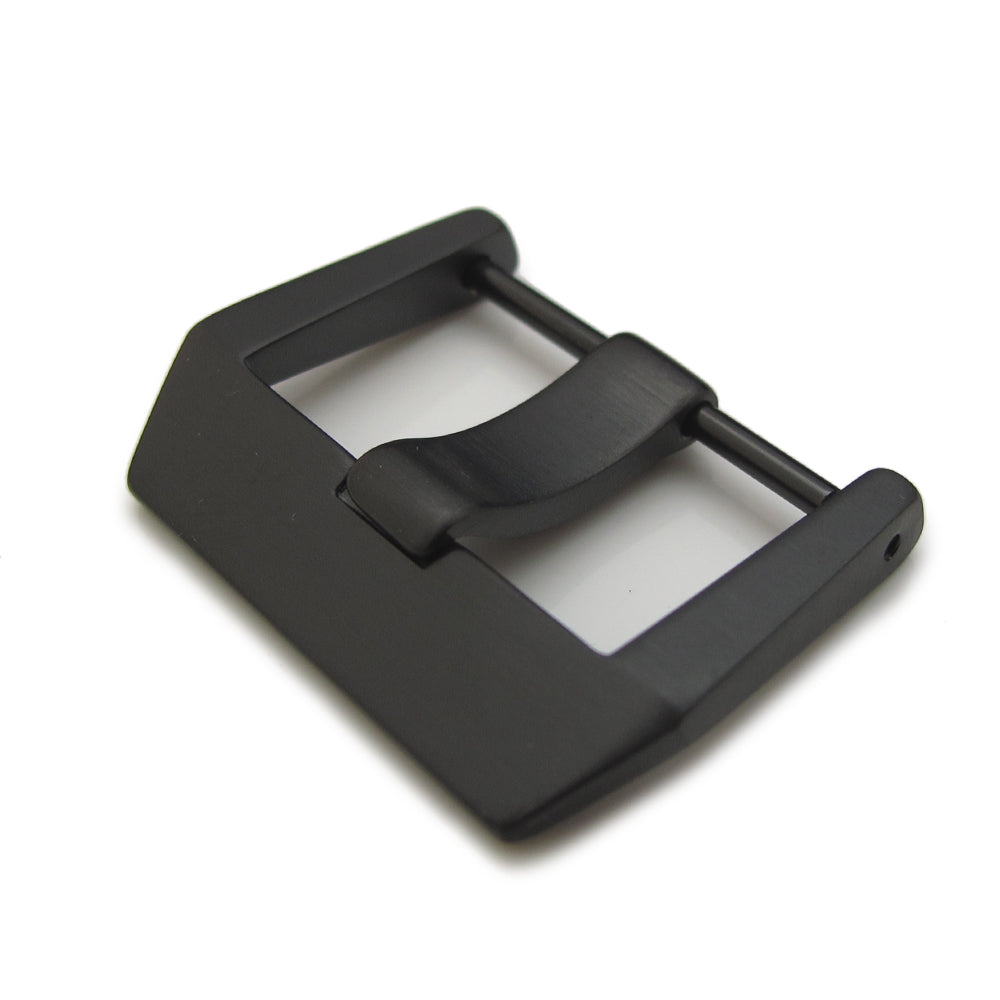 24mm PVD Black 316L Stainless Steel Screw type 6mm Tongue Buckle for Bell&Ross BR01 BR03 watchband