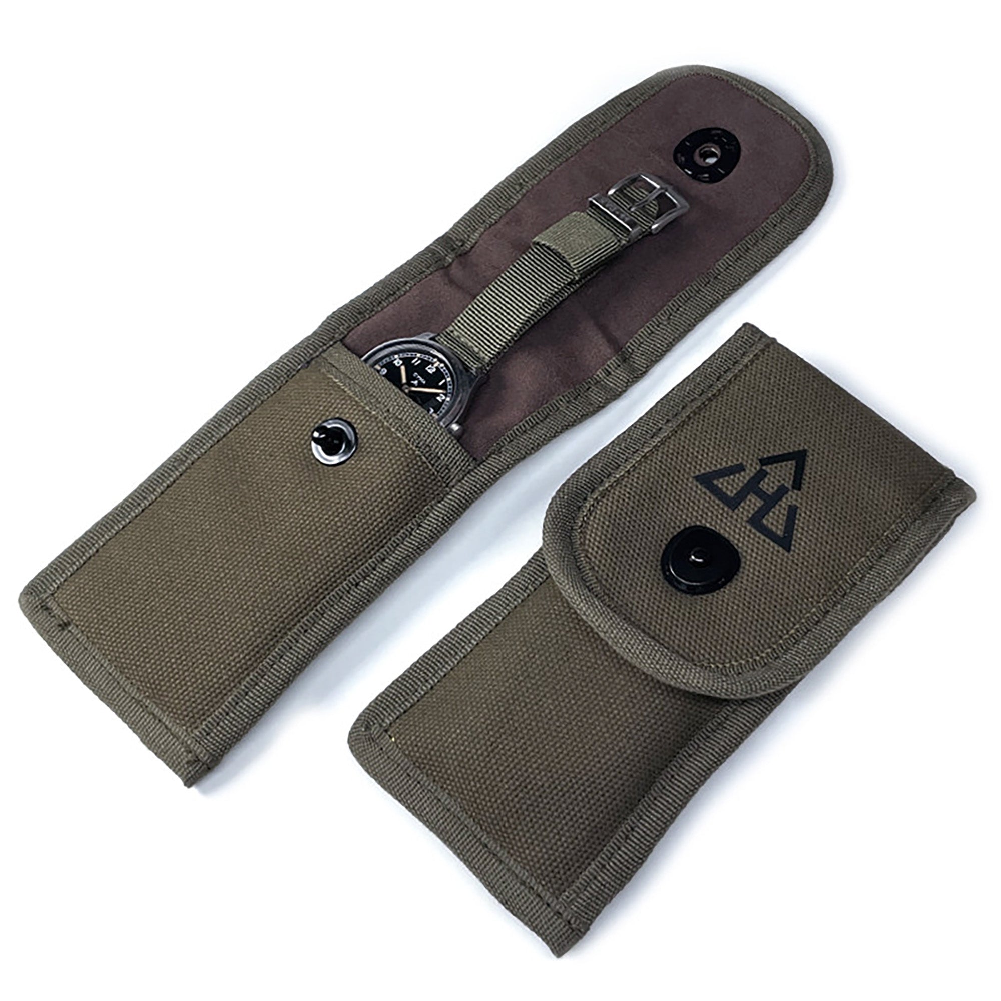 The M-1937 Olive Drab Watch Stowage Pouch WSP by HAVESTON Straps