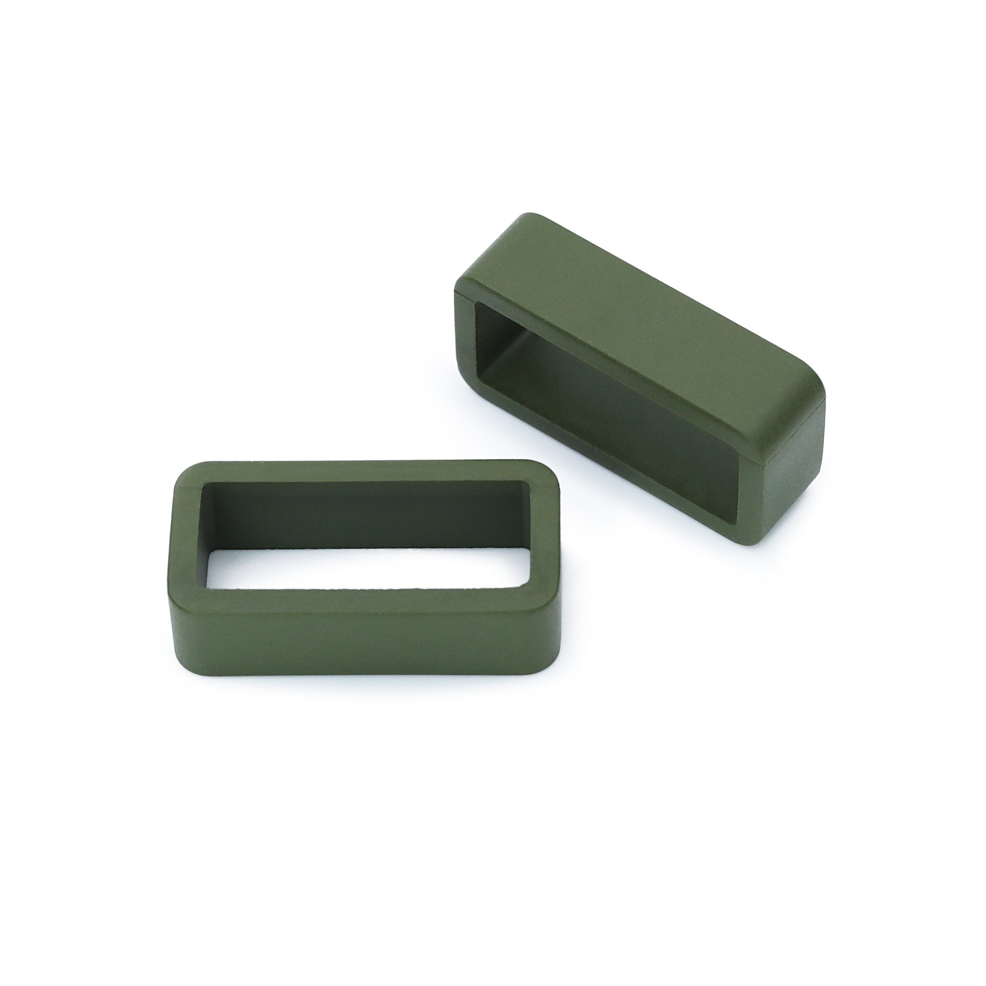 20mm Crafter Blue - Military Green Rubber Curved Lug Watch Band compatible with Seiko Sumo SBDC001, SBDC031 & SPB101