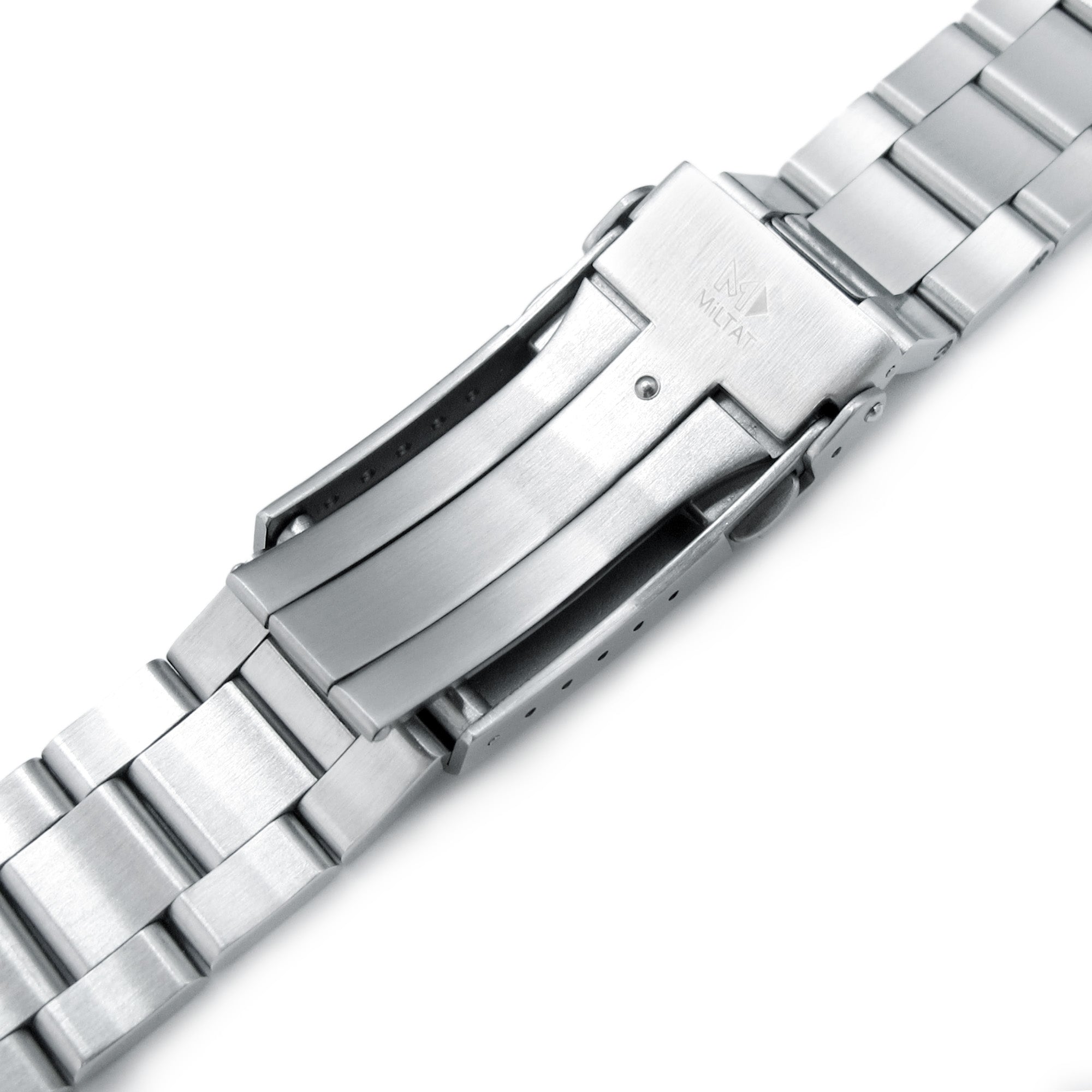 20mm Super-O Boyer Watch Band compatible with Seiko SARB033, 316L Stainless Steel Brushed and Polished V-Clasp