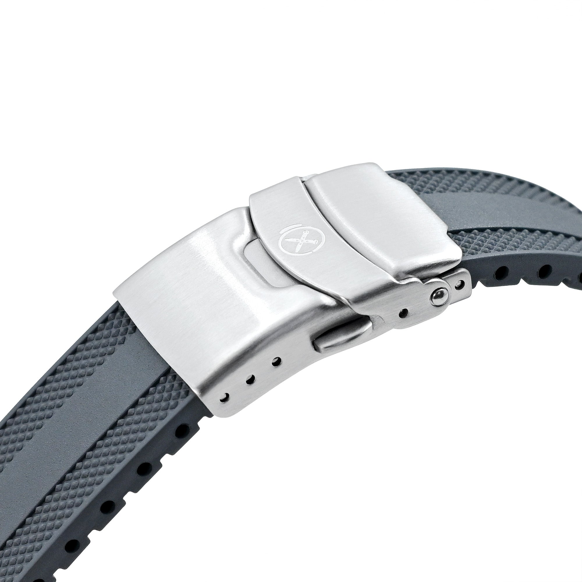 21mm StrapXPro - Black SMX02A Rubber Strap compatible with Seiko Speedtimer SSC911 Series