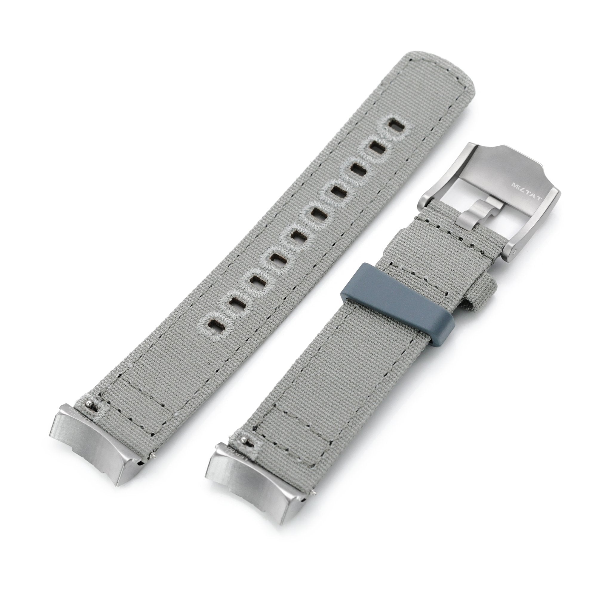 Endlink Plus Khaki Green Quick Release Canvas watch strap compatible with Seiko Sumo SPB103