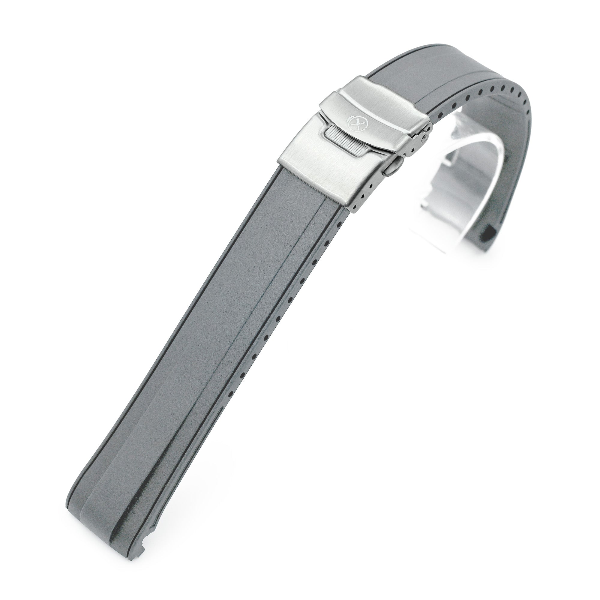 StrapXPro - STX1A Rubber Strap for Seiko Prospex New Turtles SRP777 and King Turtles SRPF77, Grey