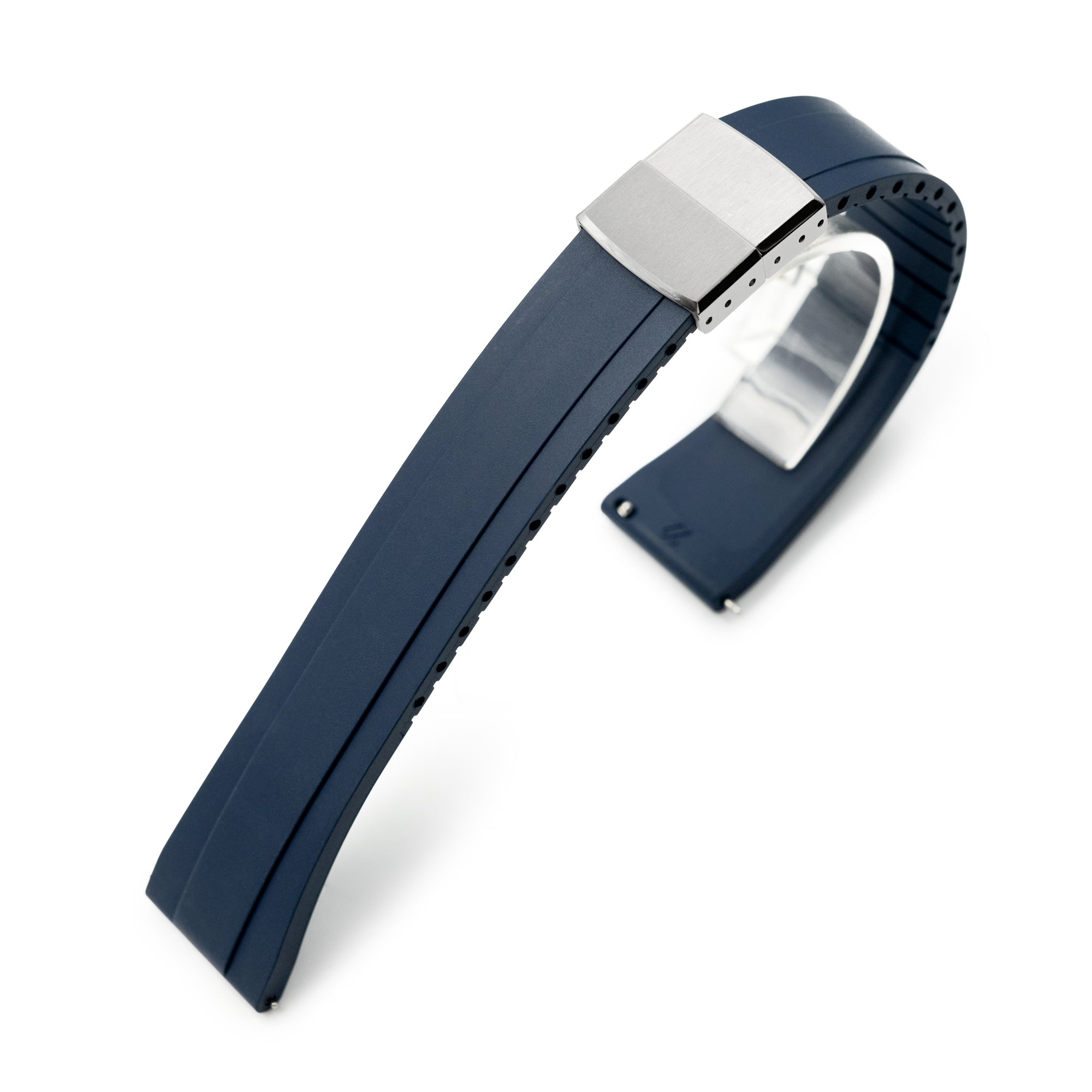 Quick Release FKM27 Navy Blue FKM Rubber watch strap